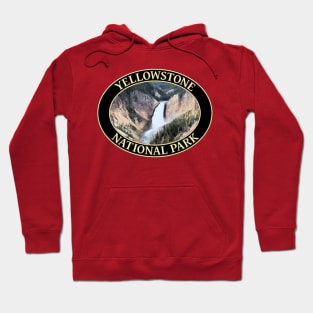 Lower Falls of Yellowstone River at Yellowstone National Park in Wyoming Hoodie